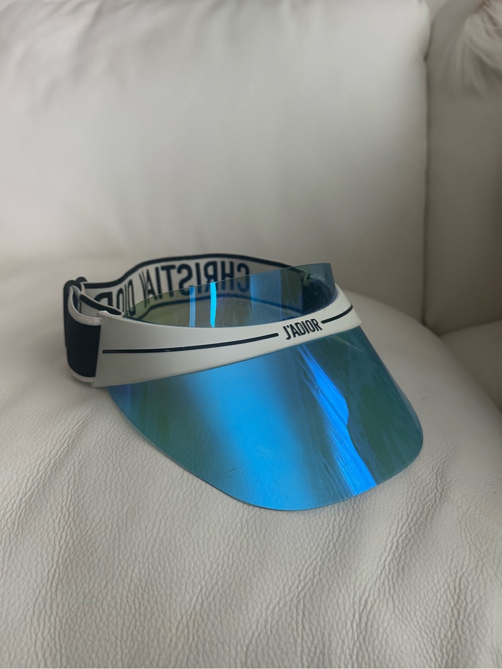 Dior J'Adior Mirrored Blue Visor
